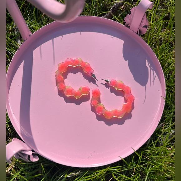 Handmade Y2K Open Hoop Earrings - Picture 11 of 16